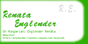 renata englender business card